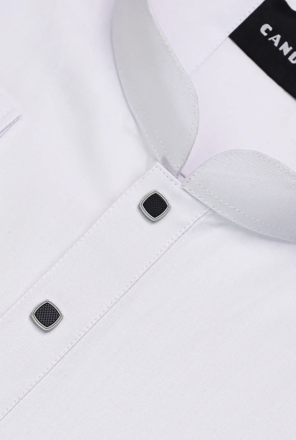 Solid White Luxury Panjabi - Image 2
