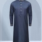 Scape Blue Embroidered Panjabi