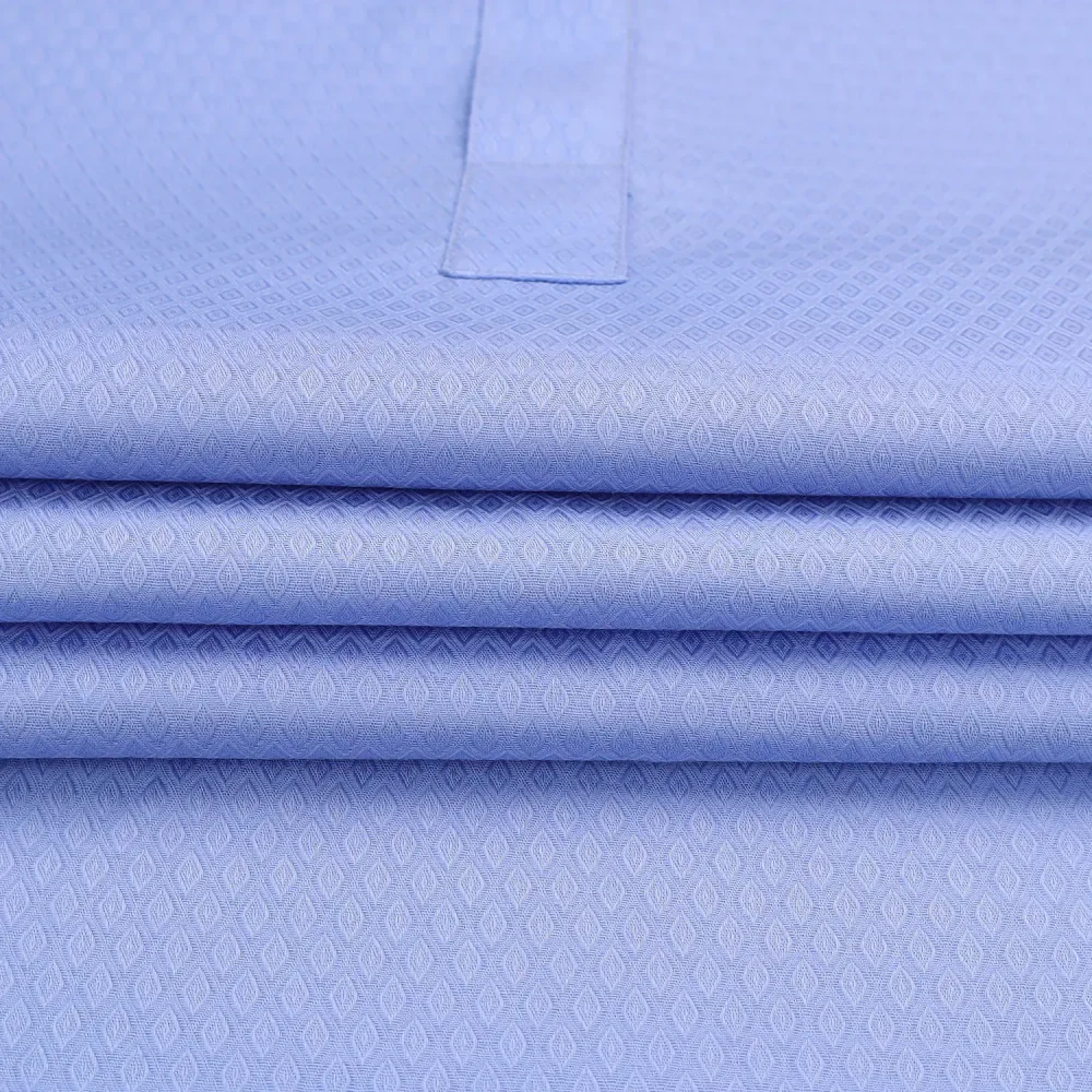 Sky Blue Textured Panjabi - Image 3