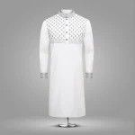 White Embroidered Panjabi