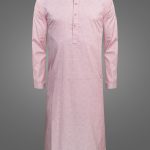 Orchid Pink Print Panjabi