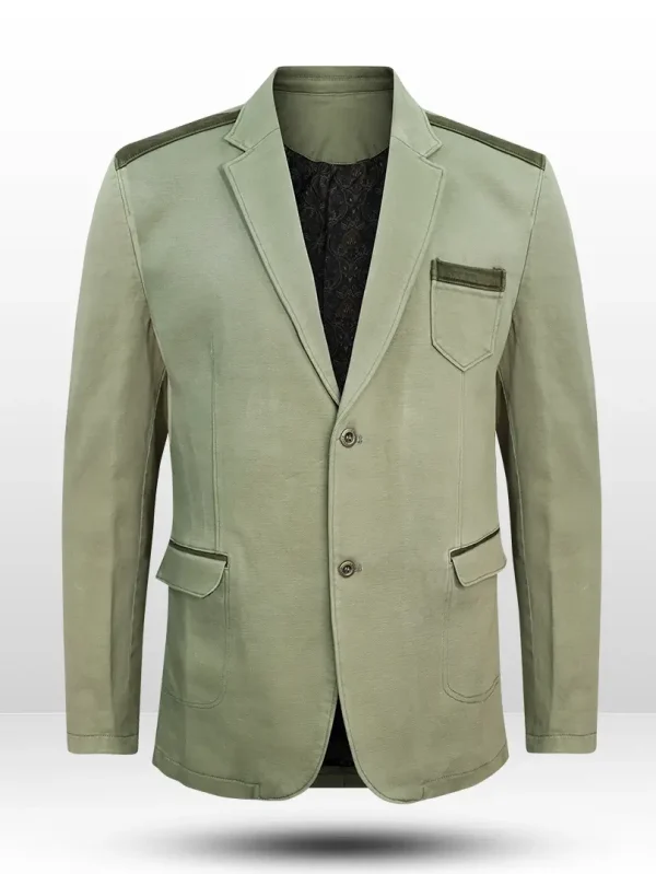 Candid Casual Blazer - Olive Green